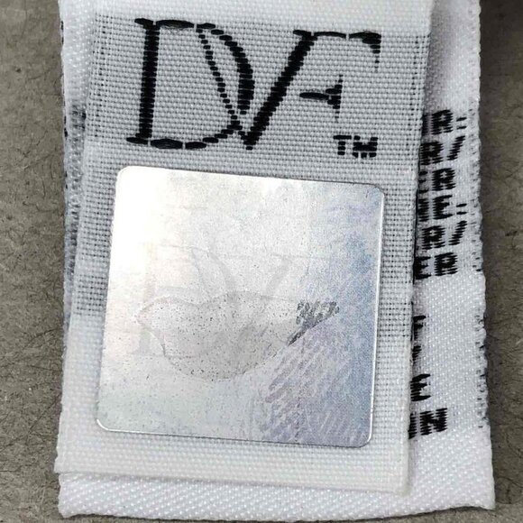 DVF Diane Von Furstenberg White Sequin Sleeveless Halter Dress Flare Hem Womens - Picture 10 of 16